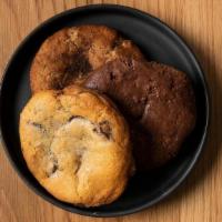 Assorted Cookies · Salted Chocolate Chip, Snickerdoodle and Mint Chocolate Crinkle