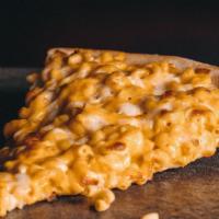 Mac & Cheese Pizza Slice  · No topping addition.