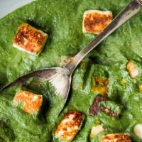 Palak Paneer/Basmati Rice · Vegetarian. Fresh spinach and cheese cubs cooked with herbs and spices.
