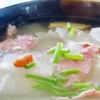 Salted Pork And Winter Melon Soup · For 2 persons.