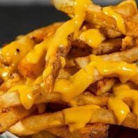 Cheese Fries · Straight cut fries topped with melted cheese