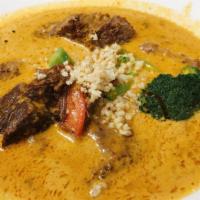 Panang Curry Macnut · Panang uses the classic red curry base with the extraction of cumin and coriander seed which...