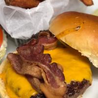 Park Place Burger · Bacon, Cheddar, Lettuce, Tomato, Onion, Brioche Bun.