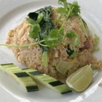 Thai Sausage Fried Rice · With egg, onion, scallion, Chinese broccoli.