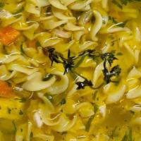 Chicken Noodle W/ Assorted Vegetables Soup · 