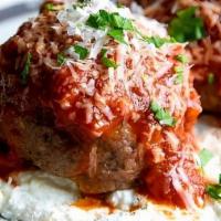 Mimmo'S Mom'S Meatballs · Served with house-made marinara sauce and ricotta.