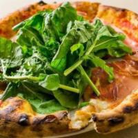 Pizza Prosciutto Di Parma · Tomato, mozzarella, prosciutto crudo & arugula