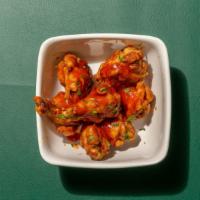 Chicken Wings · Choice from buffalo, BBQ or plain.