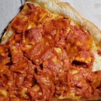 Pizza Marinara · No cheese, marinara sauce, oregano, fresh tomato, olive oil.