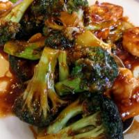 Jumbo Shrimp With Broccoli · 