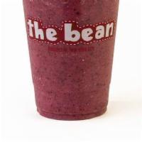Banana Bean Smoothie · Banana, blueberry, peanut or almond butter and almond milk.