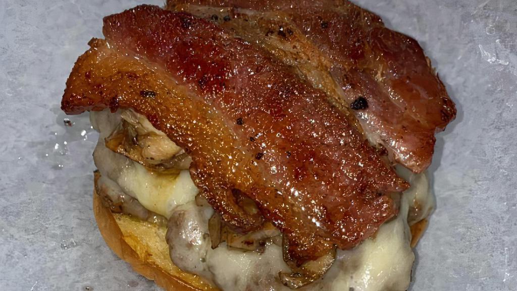 Bacon Mushroom Swiss Burger  · Specialty Burger Already Includes Swiss, Mushrooms & Bacon