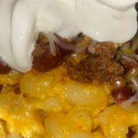 Byo Mac & Cheese · Add Extra to a large order of Our Baked Mac & Cheese Chili, Barria Beef, Shredded Chicken, N...