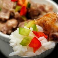 Steamed Rice With Pork Ribs Combo · With special chicken sui Mai (4pcs).