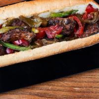 Full - Sweet Italian Sausage Hoagie · Full Sized Sweet Italian Sausage sautéed with onions, sweet and green peppers and served on ...