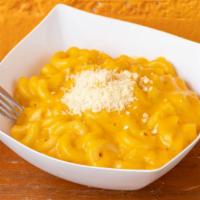 Mac & Cheez Cup · Homemade bake with love Macaroni n Cheez  topped with you guessed it ....more cheese.