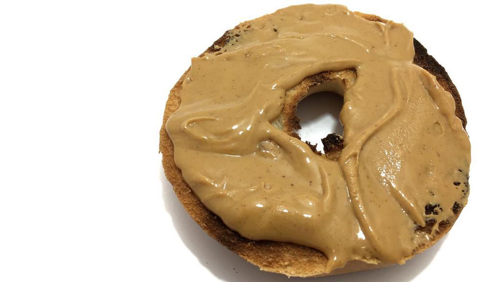Fresh Bagel With Peanut Butter · Customer's choice of fresh bagel. Served in customer's preference of style with a side of peanut butter.