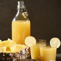 Vitamin C Booster Juice · Fresh juice made with Lemon, orange, grapefruit, pineapple, and ginger.