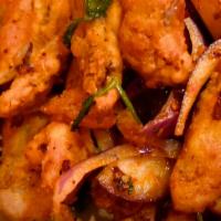 Stir-Fried Spicy Pork Intestine / 干煸肥肠 · 