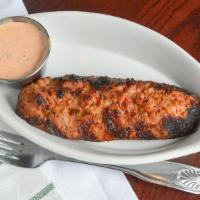 Gator Sausage · Gluten-free, dairy-free. Louisiana alligator blended with pork, char-grilled and served with...
