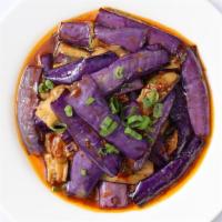 V03 Eggplant W/ Spicy Garlic Sauce  · mild spicy