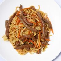 N3  Lo-Mein · Egg noodle w/cabbage, carrot, scallion