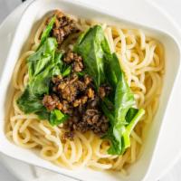 N1  Dan Dan Noodle · Minced beef & spicy oil, scallion