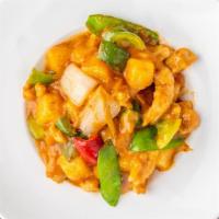 Pineapple Curry · Protein choice. Spicy.
