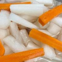 Pickled Vegetables · pickled daikon & carrots