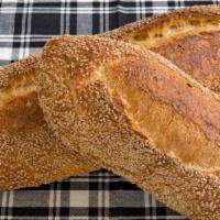 Semi Di Sesamo · The same loaf as the Pugliese but finished with a generous coating of sesame seeds.