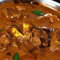 Andhra Goat Curry · Baby Goat/Garam Masala/Mixed Spices (GF)
