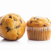 Chocolate Muffin · Delicious muffin full of chocolate chips.