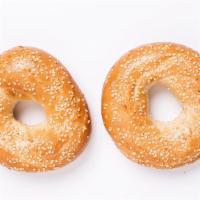 Sesame Bagel · Satisfying sesame bagel with your choice of spread.