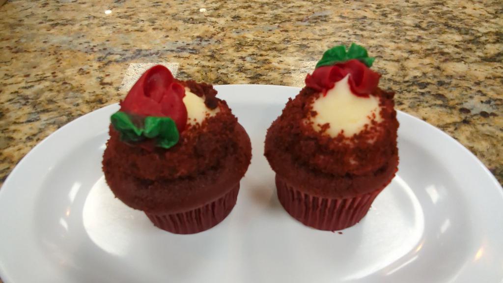 Red Velvet Cupcake · A small red Velvet cupcake