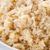 Brown Rice · Brown rice is a whole grain rice with the inedible outer hull removed.