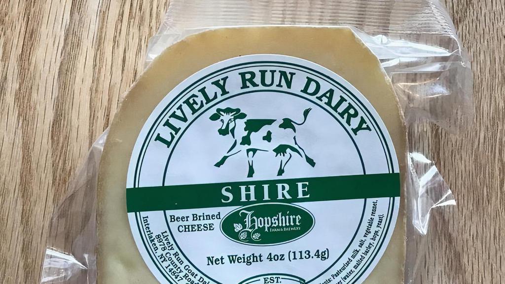 Lively Run Dairy, Shire Beer Brined Cheese 4Oz. · 
