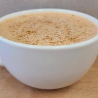 Chai Latte · Organic Masala Chai tea concentrate and steamed milk