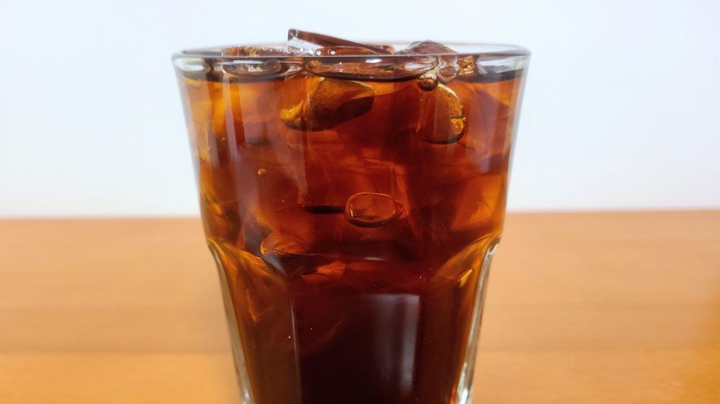 Iced Cascara · Cascara tea over ice