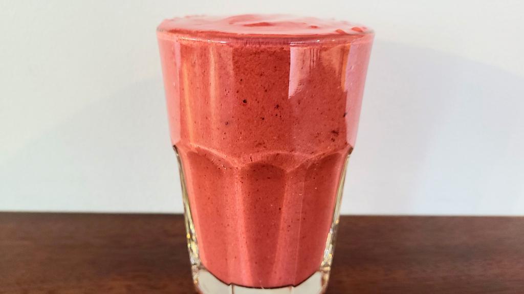 Smoothie · A delicious blend of your choice of berries and milk with simple syrup and ice: raspberry, blueberry, or mixed berry