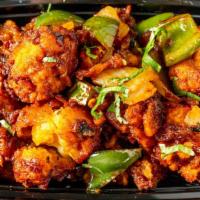 Gobi Manchurian · Vegan. Vegetarian. Indo Chinese appetizer made with cauliflower and tossed with soy, ginger,...