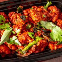 Chicken 65 · Deep fried chicken with South Indian spice marinate