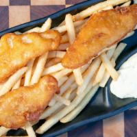 Fish & Chips · Beer Battered Wild Caught Alaskan Pollock, with French Fries