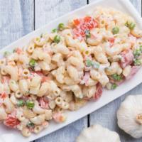 Macaroni Salad · One pound of this delicious pasta salad, served cold and made with cooked macaroni & mayo.