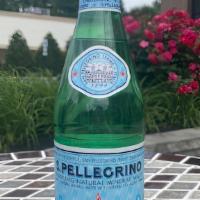San Pellegrino · Italian sparkling water.