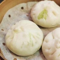 Vegetable And Mushroom Steam Buns (3 Pieces) 素蒸包 · 
