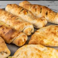 Cheese Calzone · Made with ricotta cheese and mozzarella.