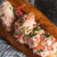 Maine Style Lobster Roll Solo · MAINE STYLE, SERVED COLD. 5 ounces of Wild, Trap Caught Canadian Lobster Meat tossed in Herb...