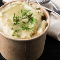 Mashed Potatoes · Creamy Whipped Idaho Potatoes made Fresh Daily.