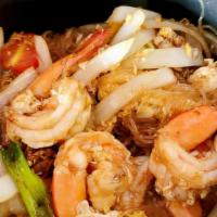 Woonsen Bowl · Woonsen (bean) noodles, bell pepper, onion, tomato, egg, mushroom, scallion, brown sauce
Cho...