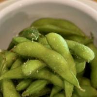 Edamame · Steamed soybean, lightly salted.